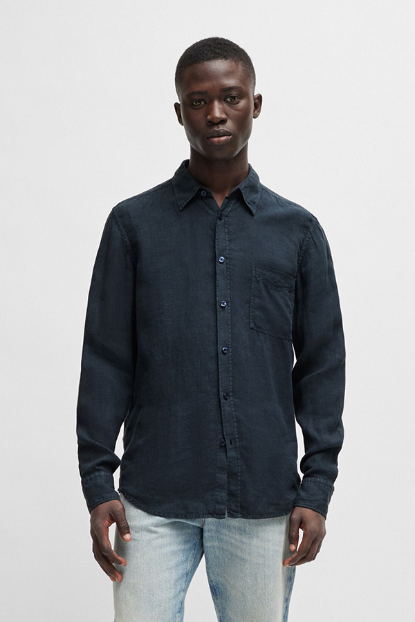 ΠΟΥΚΑΜΙΣΟ BOSS - 404 ΜΠΛΕ